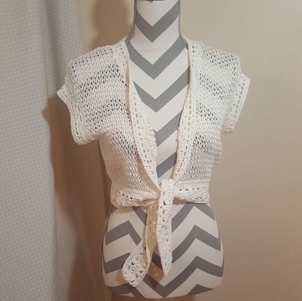 LOFT crocheted top